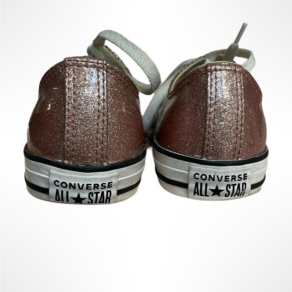 Converse All Star low top metallic Rose Gold women size 5 - Picture 4 of 6